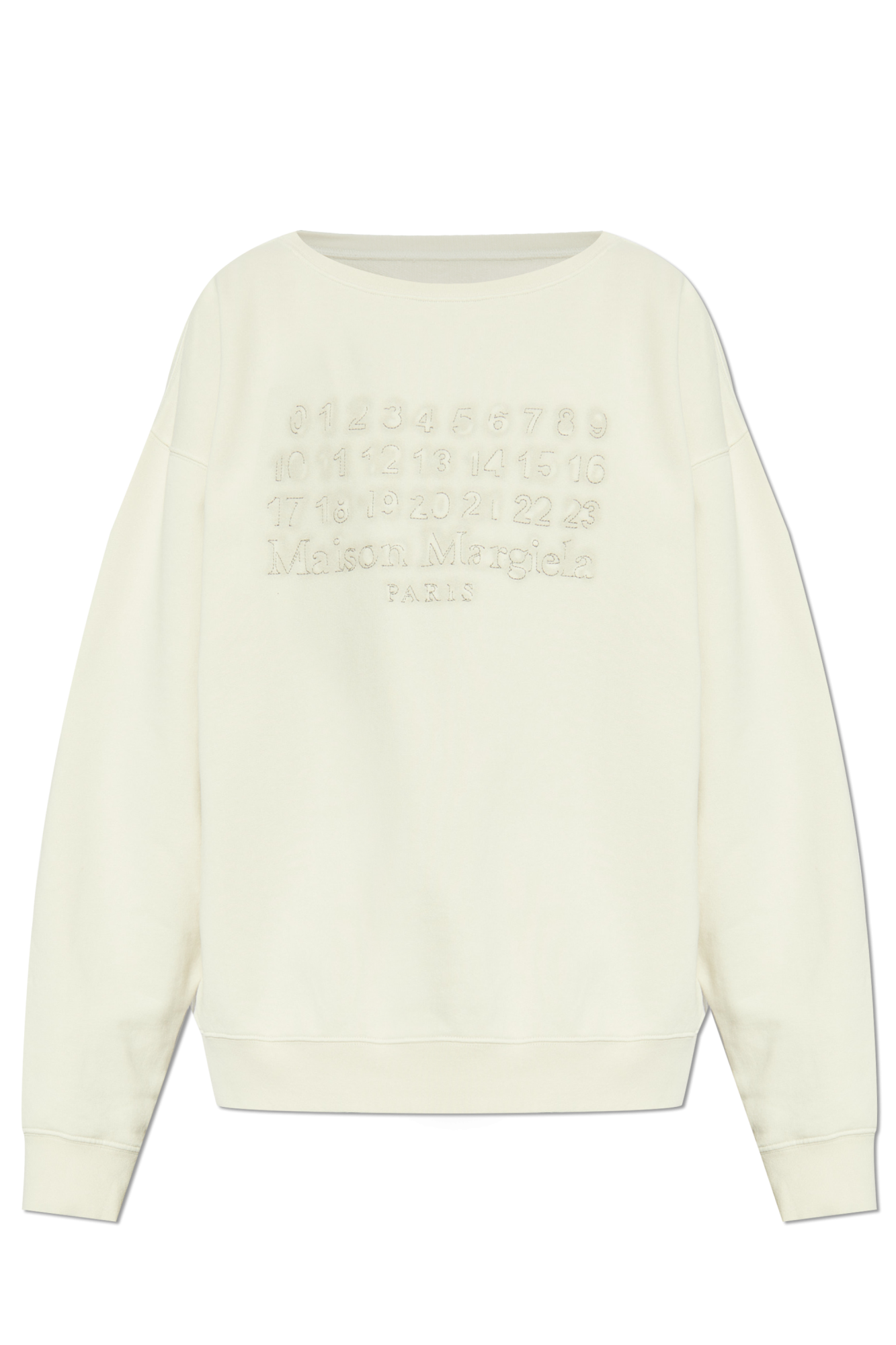トップス maison margiela 1/10 SWEATSHIRT Cream Sweatshirt with logo Maison Margiela - Vitkac AS